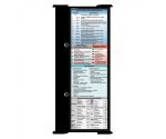 WhiteCoat Clipboard® Trifold - Black Physical Therapy Edition